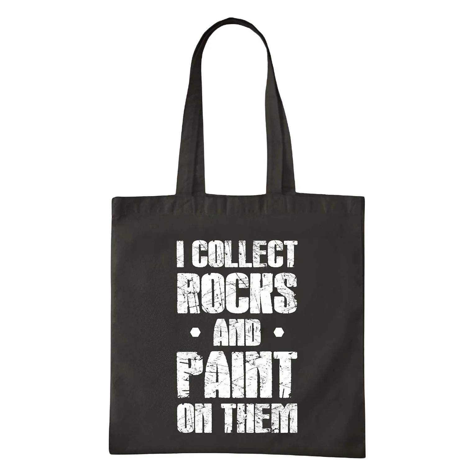 Unique Geology Gifts for Rock Collecting Geologists Navy Black Multicolor Canvas Tote Bag