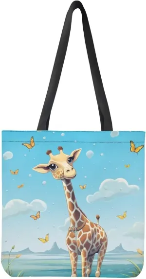 Upetstory Canvas Tote Bag Reusable Grocery Shopping Cloth Bags