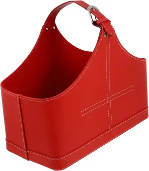 VALICLUD 1Pc Leather Handbag Portable Present Wrapping Bag for Presents and Holiday Packaging Stylish Decorative Present Basket