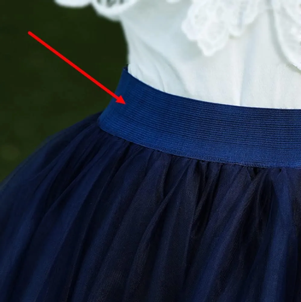 Women Long Overlay Tulle Skirt Sex Slide High Low Party Overskirt