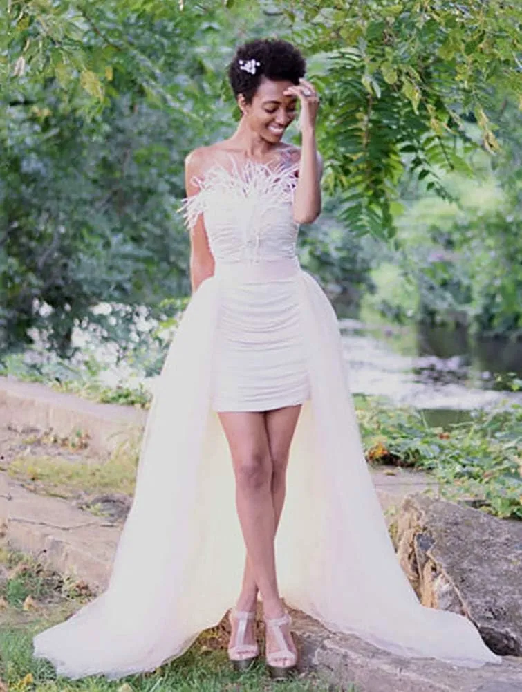 Women Long Overlay Tulle Skirt Sex Slide Princess Party Overskirt