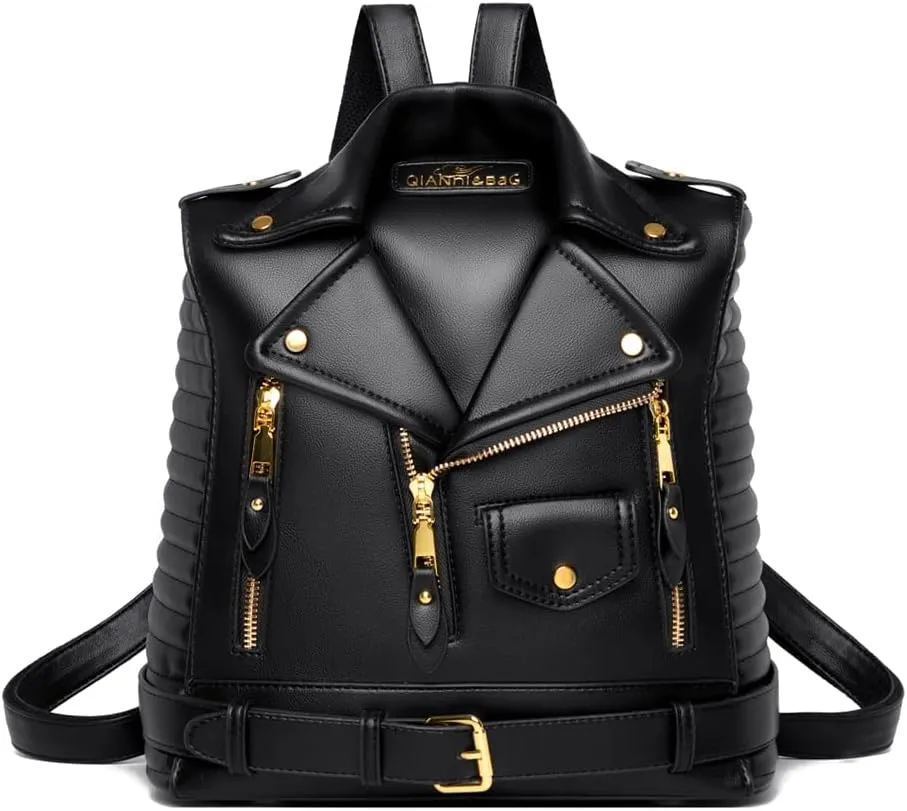 Women Satchel Chain Strap Shoulder Bag Leather Crossbody Handbags Ladies Evening Clutch Purse Unique Cute Jacket Bag