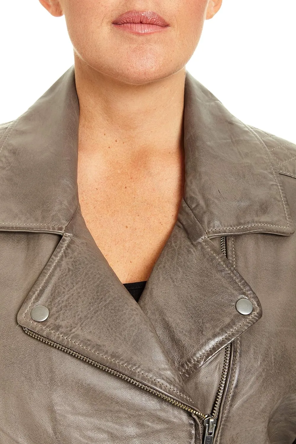 Women's Leather Updated M/C Jacket