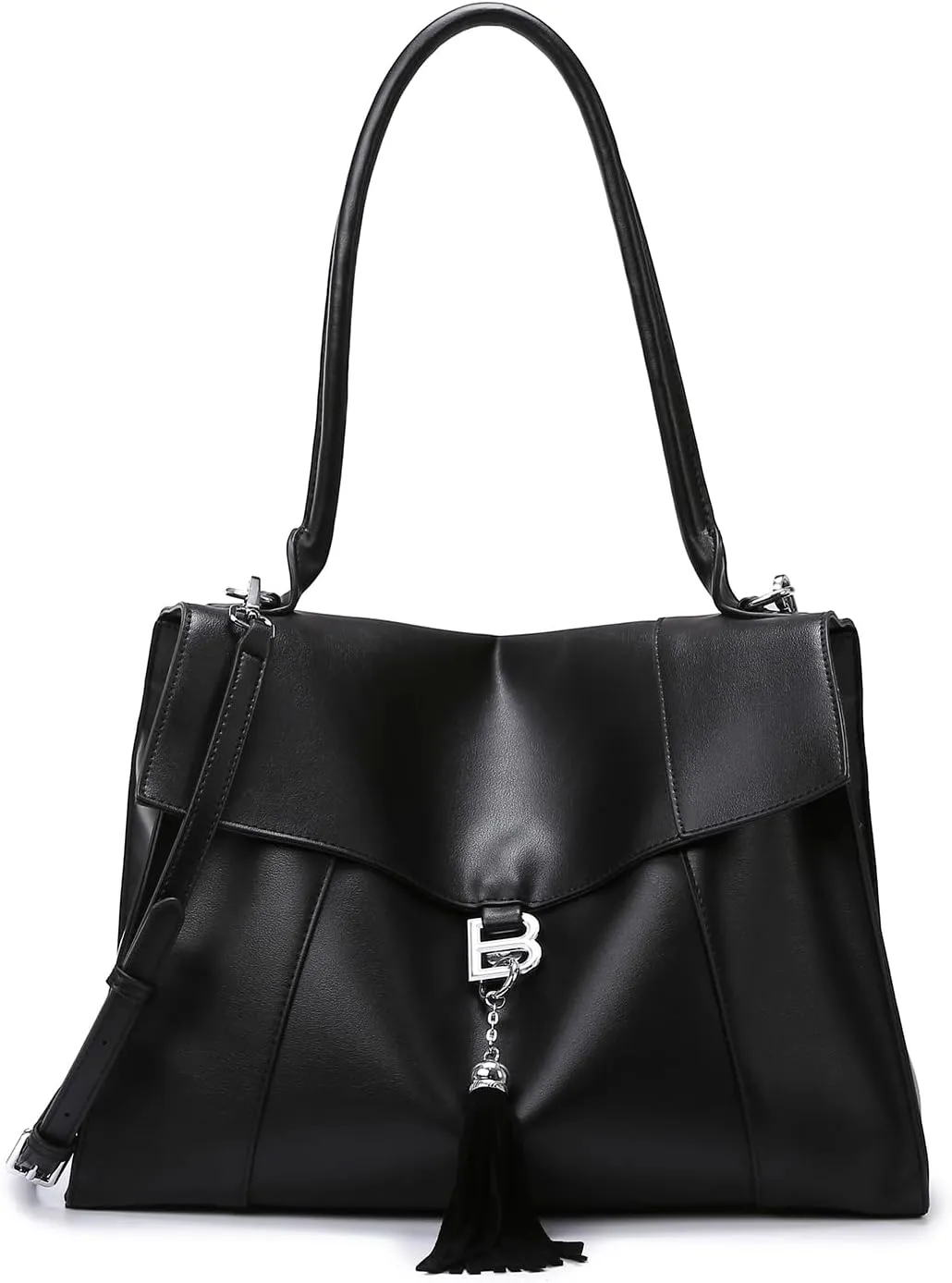 Women's Soft Faux Leather Tote Bag Purse Handbags Wallet Tote Shoulder Bag Purse Large Capacity