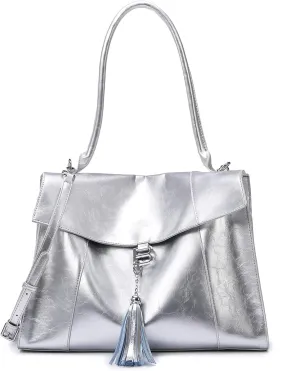 Women's Soft Faux Leather Tote Bag Purse Handbags Wallet Tote Shoulder Bag Purse Large Capacity