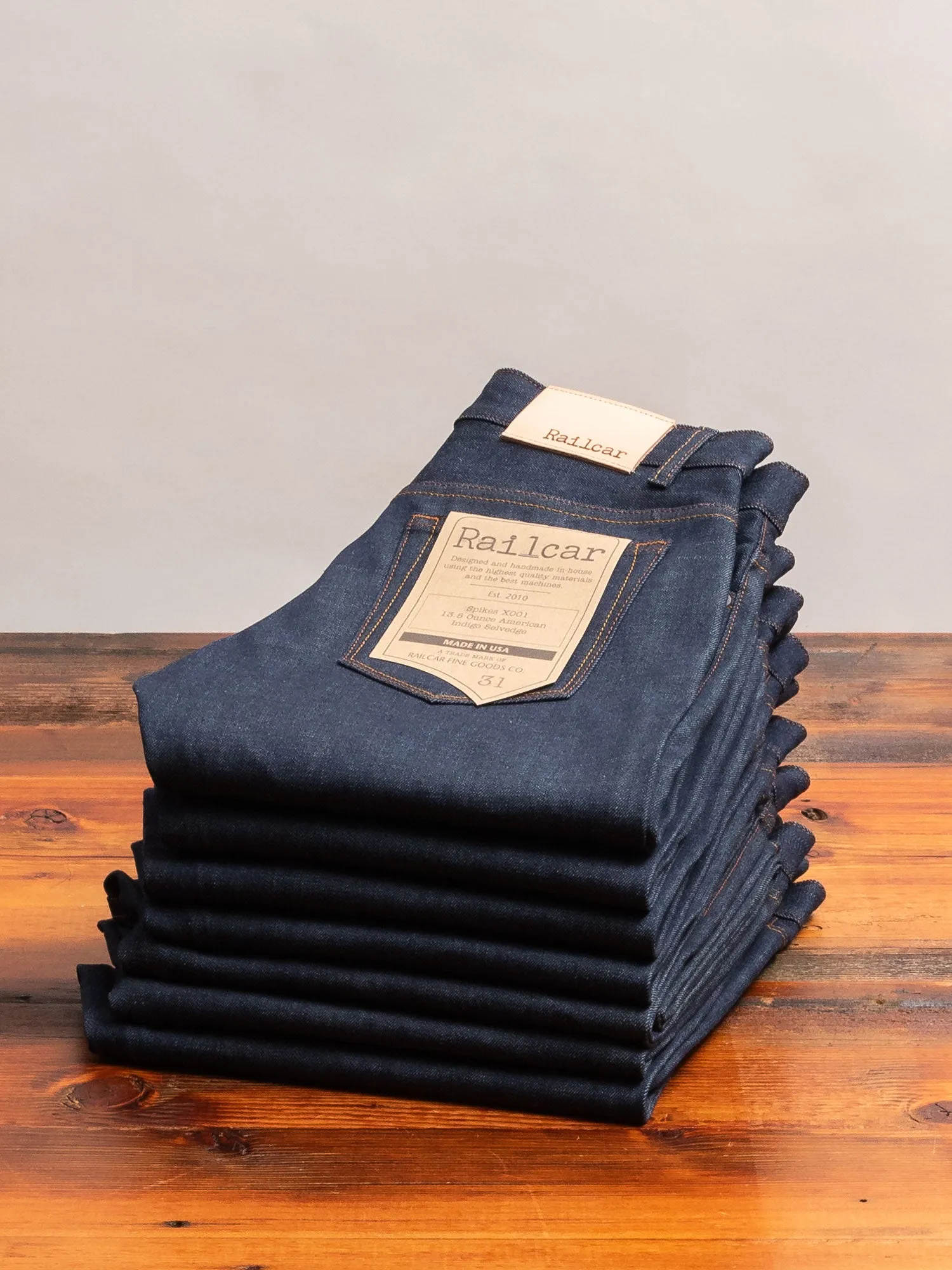 X001 13.5oz Cone Mills Selvedge Denim - Spikes Fit