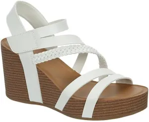 XAPPEAL Maggy - Women's Strappy Leather Open Toe Summer Wedge Sandals