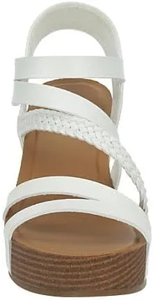 XAPPEAL Maggy - Women's Strappy Leather Open Toe Summer Wedge Sandals