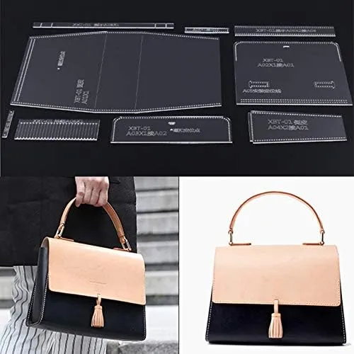 XBT-01 Handbag Acrylic Template Leather Pattern Acrylic Leather Pattern Leather Templates for Bags