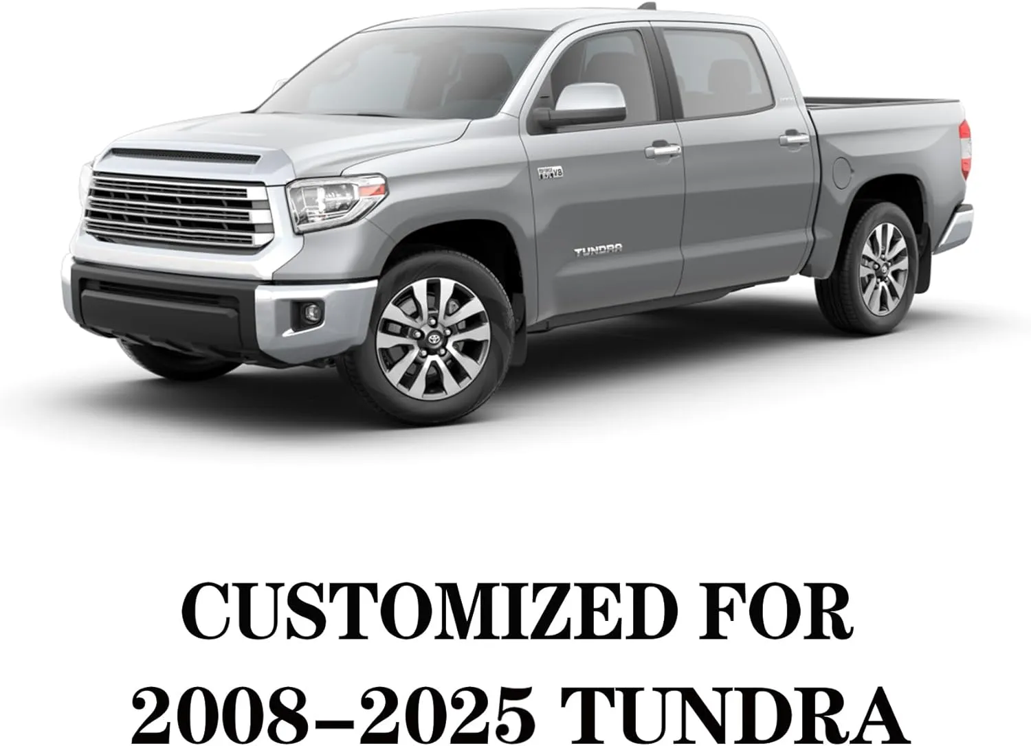 YIERTAI Truck Seat Covers for Toyota Tundra 2008-2023 2024 2025 Crewmax Double Cab Limited Platinum 1794 Edition Tundrasine Concept Waterproof Leather(2 PCS Front only/Black-Red)