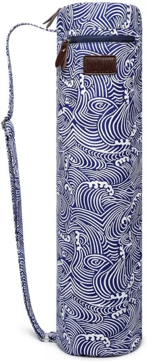 Yoga Mat Bag,Full-zip Exercise Yoga Mat Carrier Bag - Double Storage Pocket,Easy Access Zipper, Adjustable Shoulder Strap and Handle,Fits Most Mats
